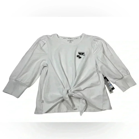 Karl Laferfeld Iconic White Sweater Size XL - Picture 1 of 10